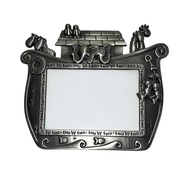 Malden Noah’s Ark Themed Baby Nursery Decor “Two By Two” 3.5x5 Picture Frame - Picture 11 of 11